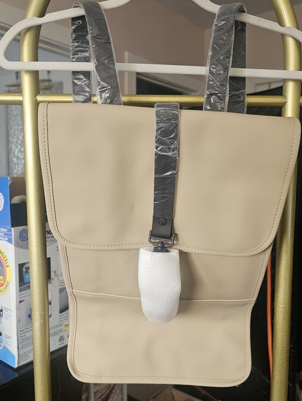 RAINS BACKPACK MINI W3 - SAND COLOR - NWT - Picture 2 of 5
